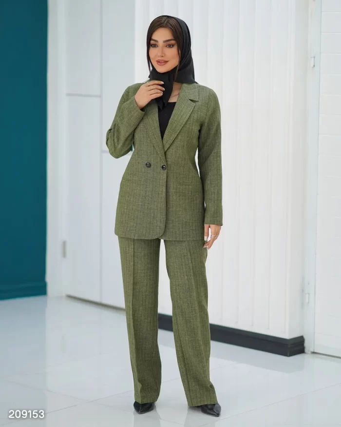 کت و شلوار زنانه مدل آزاده