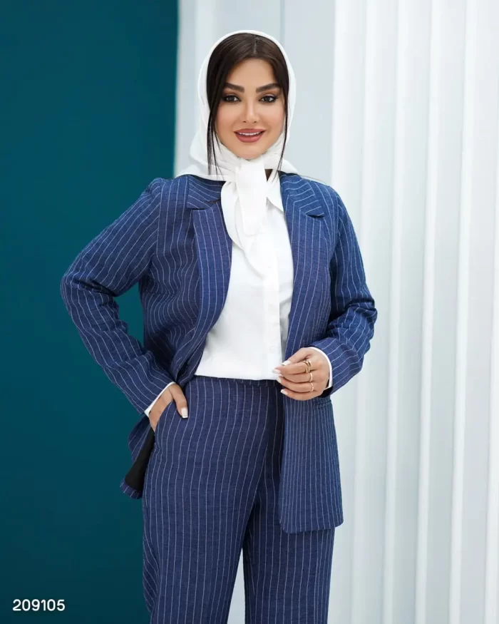 کت و شلوار زنانه مدل آزاده