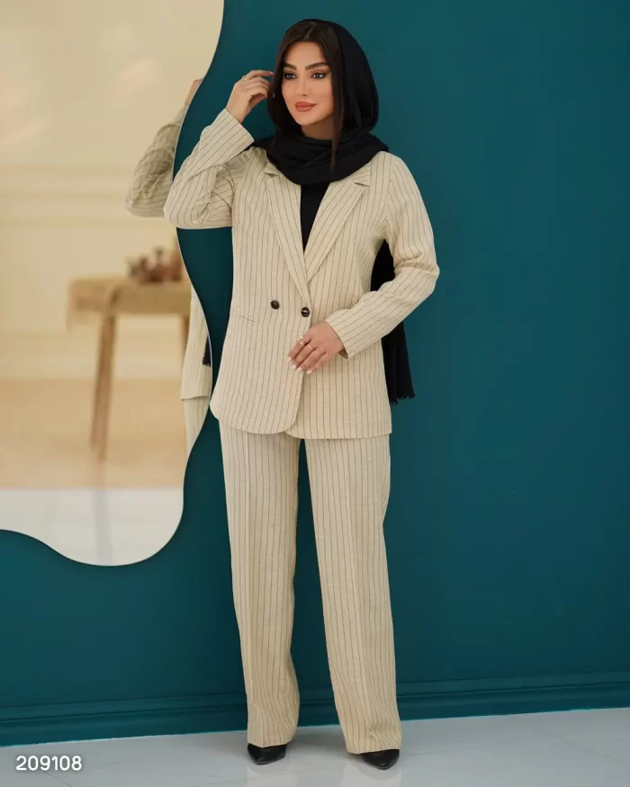 کت و شلوار زنانه مدل آزاده