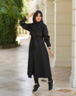 مانتو دانشجویی بلند دویقه پرشیا